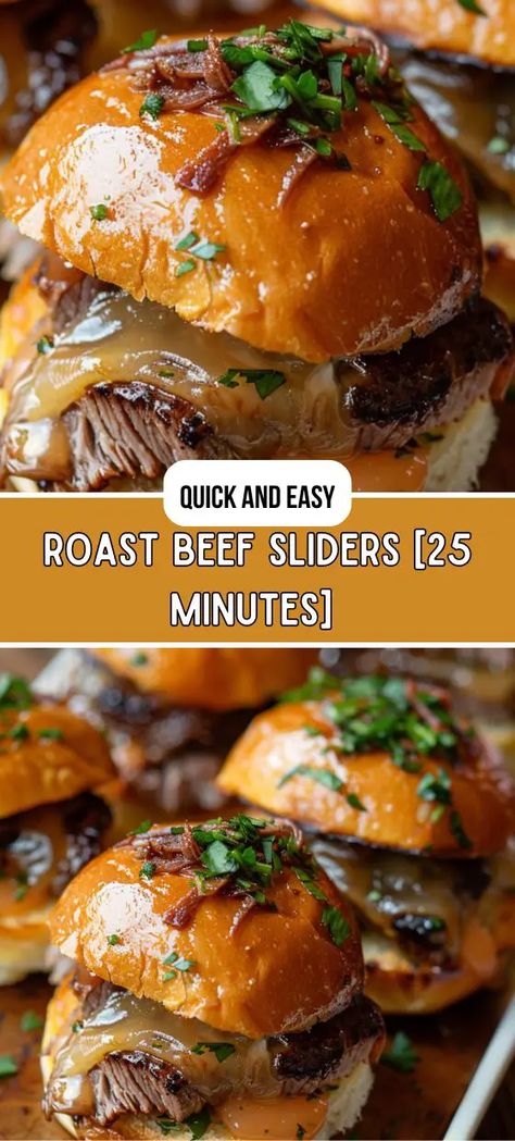 Roast Beef Sliders Roast Beef Deli Meat, Roast Beef Sliders Recipes, Sliders Recipes Hawaiian Rolls, Tender Roast Beef, Roast Beef Sliders, Rolled Sandwiches, Beef Roll, Beef Sliders, Lunch Appetizers