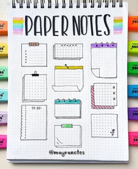 Beginner Doodles, Step By Step Doodles, Doodle Step By Step, Doodle Bullet Journal, Bujo Doodles, Penanda Buku, Paper Notes, Bullet Journal Ideas Templates, Bullet Journal Banner