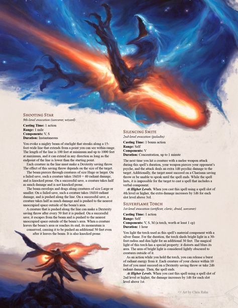 Dnd Fire Spells, 5e Spells, Homebrew Spells, Dnd Spells, Dnd Dm, Dnd Stats, Dnd Homebrew, Dnd Stories, Dungeon Master's Guide