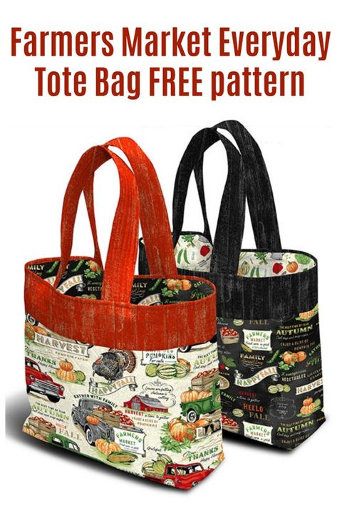 Denim Totes Diy Bag Patterns, Handmade Grocery Bags, Grocery Tote Bag Pattern Free, Fat Quarter Tote Bag Free Pattern, Diy Grocery Bags Free Pattern, Quilted Tote Bag Patterns Free, Simple Tote Bag Pattern Free, Large Tote Bag Pattern Free, Bag Sewing Patterns Free