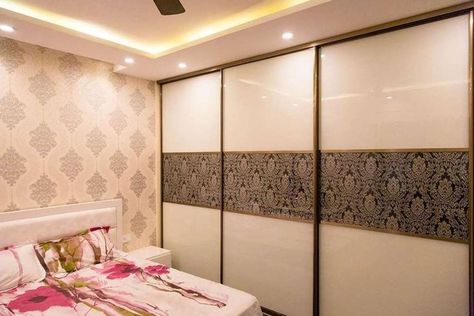 Bedroom Cupboard Designs Colour, बेडरूम डिजाइन, Indian Bedroom Design, Wardrobe Laminate Design, Wall Wardrobe, Sliding Door Wardrobe Designs, Wall Wardrobe Design, High End Design, Bedroom Built In Wardrobe