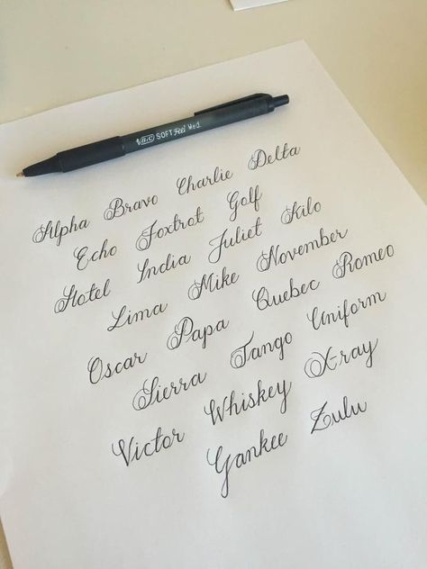 More fancy cursive with BIC ballpoint pen [GIF included!] - Album on Imgur Fancy Cursive, Alfabet Font, Fancy Writing, Handwriting Examples, Perfect Handwriting, Pretty Handwriting, Cursive Alphabet, Handwriting Alphabet, Handwriting Styles