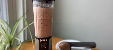 Chocolate Malt: Frozen Hot Chocolate Recipe, Ninja Smoothies, Hot Chocolate Treats, Ninja Kitchen, Kid Friendly Drinks, Frozen Hot Chocolate, Ninja Recipes, Hot Chocolate Recipe, Mini Blender