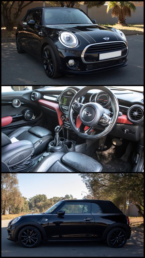 2016 Mini Cooper Convertible Auto _________________________________________ Black Black Leather Interior 75 000 km _________________________________________ Extras: Good condition. _________________________________________ R194 000.00 _________________________________________ Optional Extras: Smash n Grab Window Tint _________________________________________ Trade ins Accepted Spotters welcome _________________________________________ Disclaimer: The vehicle mentioned in this adverti Black Mini Cooper Convertible, Mini Cooper Automatic, Black Mini Cooper, Mini Cooper Interior, Cooper Car, Mini Cooper Convertible, Bullet Proof, Window Tint, Car Ideas