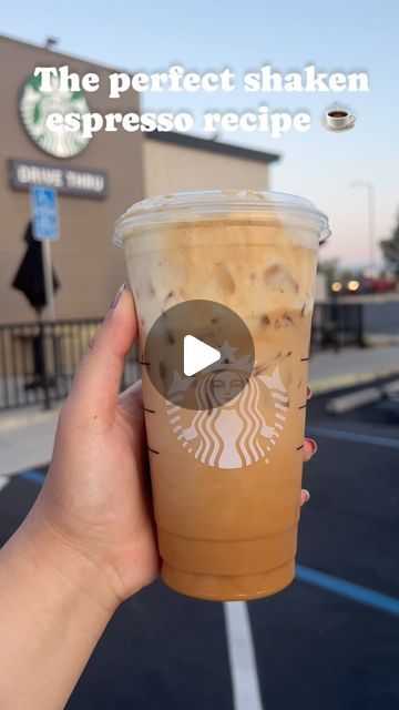 Starbucks Shaken Espresso Recipe, Starbucks Shaken Espresso Order, Brown Sugar Shaken Espresso Starbucks, White Mocha Sauce, Shaken Espresso Starbucks, Shaken Espresso Recipe, Mocha Sauce, Espresso Recipe, Crunch Topping