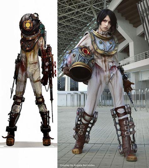 Angela Bermúdez on Instagram: “Now that we're talking about cosplay vs character... This was my take on Eleanor Lamb! Yes... more Bioshock baby! 💪❤️ #bioshock #cosplay…” Bioshock Eleanor, Bioshock Would You Kindly, Bioshock Elizabeth Art, Eleanor Lamb, Bioshock 2 Eleanor, Bioshock Delta, Bioshock Elizabeth Cosplay, Bioshock Cosplay, Cosplay Idea