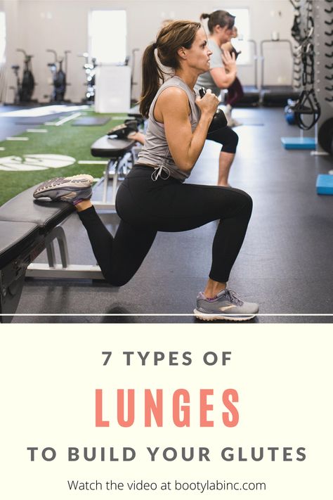 Best Lunges For Glutes, Leg Lunges Workout, Reverse Lunges How To Do, Lunges Workout How To, Lunges How To Do, Glute Lunges, Lunges For Glutes, Marines Workout, Lunge Exercises