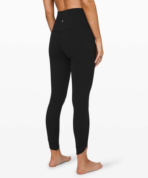 Lululemon Align Pant 25" *Petal - Black - lulu fanatics Black Lululemon Leggings, Align Leggings, Lululemon Align Leggings, Yoga Iyengar, Lululemon Align Pant, Yoga Journal, Vinyasa Yoga, Dr Closet, Pilates Reformer