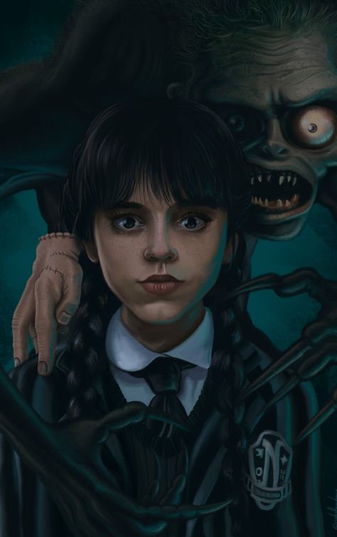 Hyde Monster From Wednesday, Monster From Wednesday, Hyde Monster, Wednesday Addams, Jenna Ortega, Artist On Instagram, Created By, On Instagram, Quick Saves