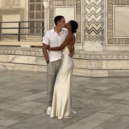 By The Book Jasmine Guillory Aesthetic, Jasmine Tookes Husband, Jasmine Tookes And Husband, Jasmine Tookes And Juan David Borrero, Female Diplomat Aesthetic, 2024 Prayer, Husband Goals, Jasmin Tookes, Dreamland Billionaires