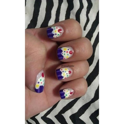 Birthday Nail Art, Food Nails, Crazy Nail Art, Nail Art Studio, Claw Nails, Nail Polish Art, Birthday Nails, Hot Nails, Unique Nails