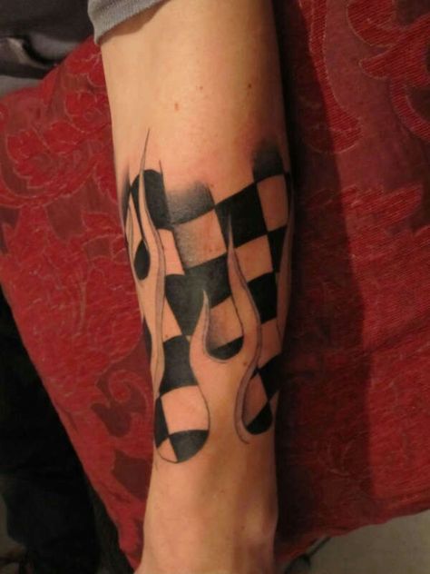 Tat Street Racing Tattoos, Hot Rod Tattoo Designs, Drag Racing Tattoos For Women, Nascar Tattoo, Corvette Tattoo, Chevy Tattoo, Piston Tattoo, Hot Rod Flames, Stile Pin Up