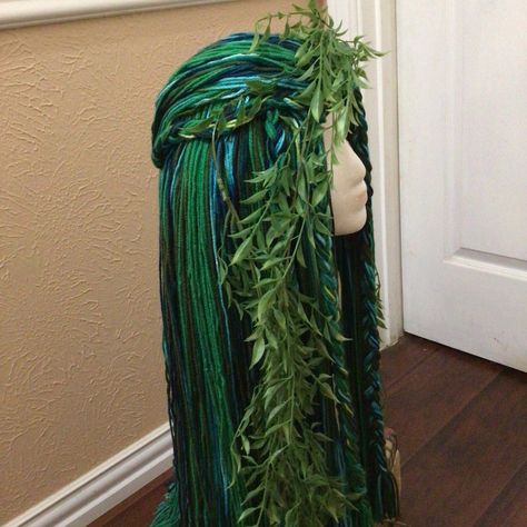 Sea Hag Costume, Mermaid Headdress Diy, Anything But Hair Mannequin Challenge, Halloween Maniquin Head Cosmetology, Swamp Witch Headdress, Moss Covered Mannequin, Siren Headdress, Hair Mannequin, Mannequin Challenge