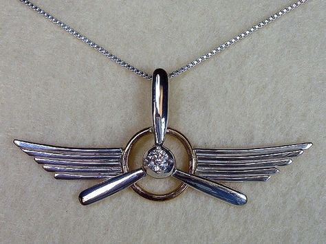 Aviation Jewelry, Good Tattoo, Merchandise Ideas, Heart Throb, Metalsmithing Jewelry, Box Chain Necklace, Silver Wings, Military Family, Gold Filled Ring