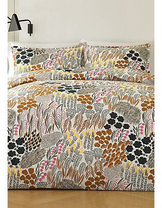 Marimekko Pieni Letto Comforter Set | belk Coral Duvet Cover, Duvet Covers Bohemian, Grey Comforter Sets, Cotton Comforter Set, Patterned Duvet, Blue Comforter Sets, Queen Duvet Cover, Reversible Duvet Covers, Luxury Bedding Sets