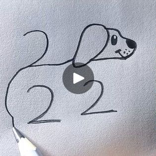 8.9M views · 273K reactions | How to draw a dog 🐕 | By All About ArtFacebook Paint Dog Easy, Drawing Dogs Easy, Draw Dog Easy, How To Draw A Dog Easy, How To Draw Dog, How To Draw A Dog, Dog Illustration Simple, Dog Drawing For Kids, Dog Drawing Easy