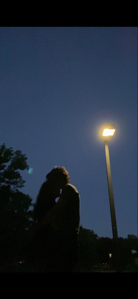 sky, night, couple, aesthetic, vibes, silhouette, street light Night Lovers Aesthetic, Cute Dark Couple Aesthetic, Couple Playground Night, Couple Photo Night Time, Couple Under Street Light, Midnight Walk Aesthetic Couple, Couple In Park At Night, Night Couple Pic, People Hugging Aesthetic