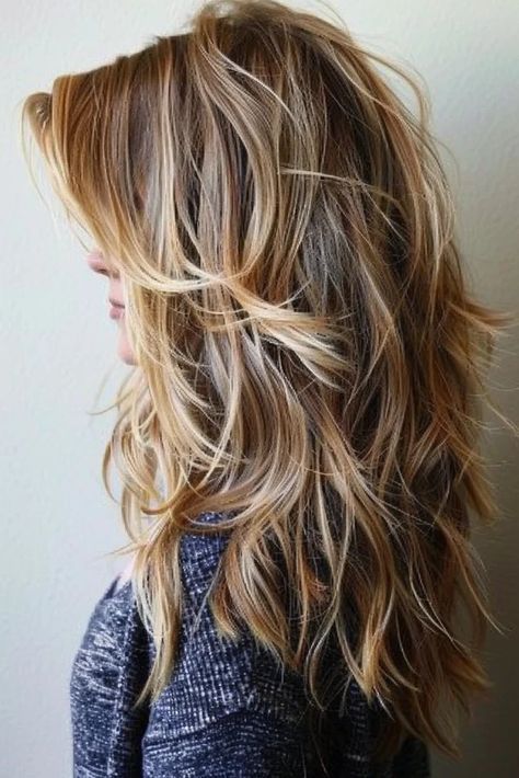 Gave Framing Layers Long Hair, Long Layered Haircut For Thick Hair, Layers Thick Hair Long, Choppy Long Layers Haircut, Fall Haircuts For Long Hair 2024, Long Wavy Layered Hairstyles, Hair Ideas Long Layers, Choppy Layers For Long Hair Wavy, Long Waterfall Layers