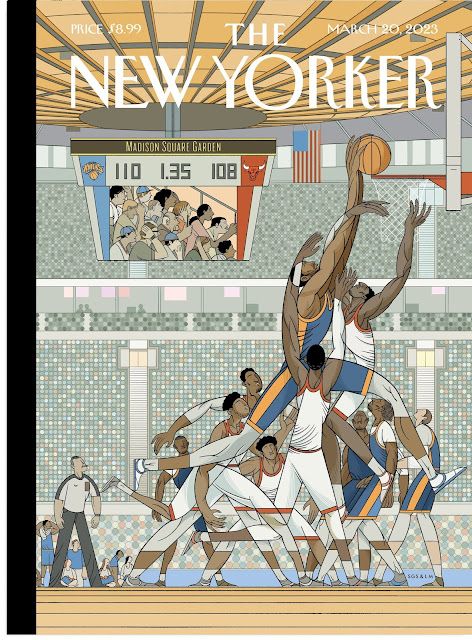 New Yorker Covers, Magic Realism, Seed Catalogs, Square Garden, Basketball Fans, March 20th, Madison Square Garden, Leisure Activities, Madison Square