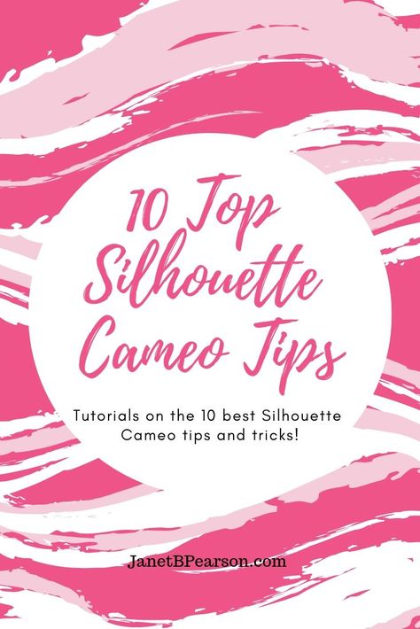 Silhouette Cameo Tips and Tricks.  Find the 10 best tips on Pinterest!  Learn tricks from experienced Silhouette Cameo crafters. #SilhouetteCameo #Crafting #SilhouetteTips Silhouette Cameo Projects Beginner, Silhouette Cameo Beginner, Silhouette Cameo Projects Vinyl, Silhouette Cameo Crafts, Silhouette Cameo Tutorials, Silhouette School, Silhouette Diy, Silhouette Tutorials, Silhouette Cameo Projects