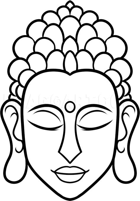 Buddha Sketch, Stone Drawing, Buddha Drawing, Buddha Painting Canvas, Buddha Art Drawing, Buddha Art Painting, Buddha Face, Buddha Painting, Buddha Head