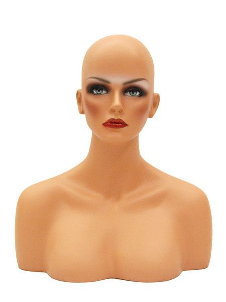 Megan -- Mannequin Head with Pierced Ears Displaying Earrings, Lashes Serum, Metal Jewelry Holder, Groceries Budget, Head Female, Diy Necklace Display, Head Display, Mascaras Halloween, Female Mannequin