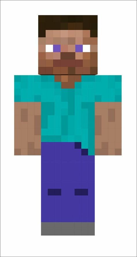 Minecraft Steve Drawing, Minecraft Figures, Minecraft Items, Minecraft Beads, Diy Rocket, Minecraft Images, Minecraft Drawings, Minecraft Steve, Minecraft Pictures