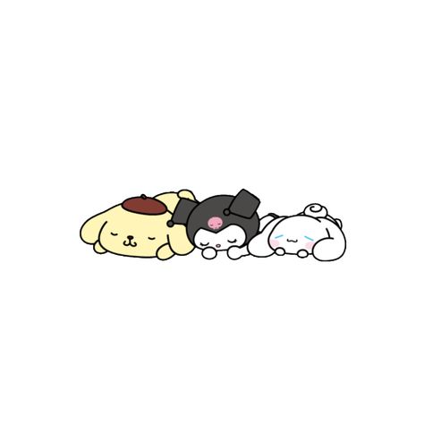 Hello Kitty Kuromi And Cinnamoroll, Kuromi And Pompompurin Matching Pfp, Kuromi Cinnamoroll Wallpaper, Cute Sanrio Pictures, Phone Themes Sanrio, Anime X Sanrio, Kuromi Png Icon, Kuromi And Cinnamoroll Wallpaper, Sanrio Together