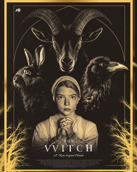 Gothic Movie Poster, The Witch Poster, Punk Graphic Design, Mother Poster, The Witch Movie, The Vvitch, Robert Eggers, Miniature Youtube, Alt Posters