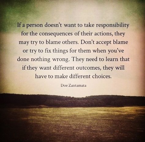 This is why people lie, blame and deflect. Because she doesn't have the character to own her own mess. What a shame!! I pity people like this. The truth will prevail. I think it's funny that you've befriended Jason's ex-wife on Pinterest. It's actually creepy. Uppfostra Barn, Good Quotes, Blaming Others, Take Responsibility, Quotes Thoughts, Quotable Quotes, A Quote, Lessons Learned, True Words