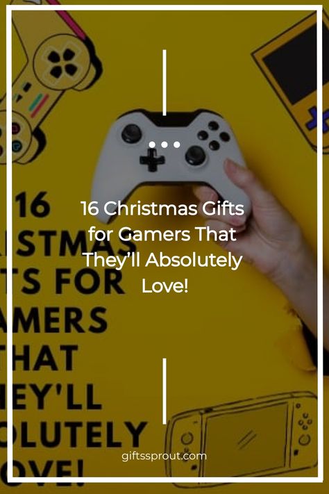 16 of the best gamer Christmas presents that will make any gaming enthusiast jump for joy this holiday season! Gifts For Gamer, Gifts For Gamers, Jump For Joy, Jumping For Joy, Video Gamer, Gamer Gifts, Christmas Presents, Mens Gifts, Holiday Season