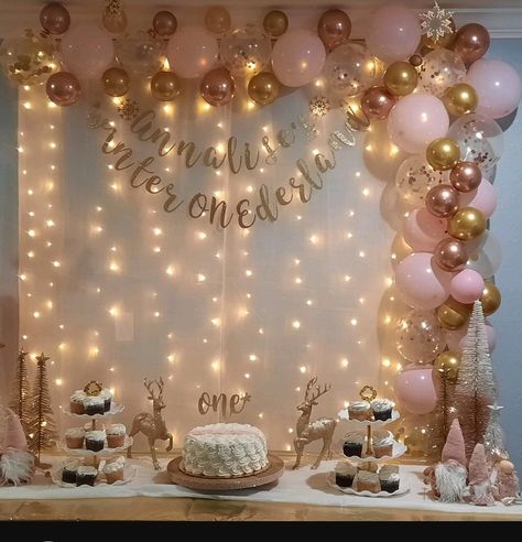 Fairy Lights Birthday Party, Balloon And Curtain Backdrop, Fairy Lights Decor Party, Fairy Lights Back Drop, Fairy Light Curtain Backdrops, Curtain And Lights Backdrop, Birthday Fairy Lights, Curtain Birthday Decoration, Backdrop Design For Birthday