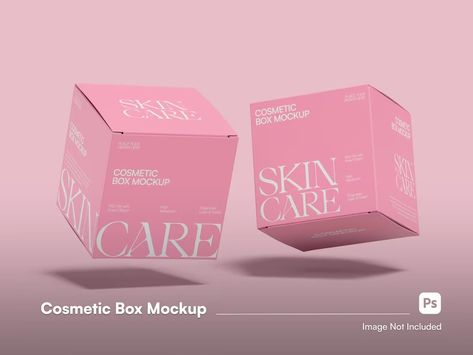 Premium PSD | Front view floating box packaging 3d isolated mockup aesthetic Graphic Packaging, Mockup Template Free, Free Packaging Mockup, 3d Mockup, Mockup Downloads, Box Mockup, Premium Packaging, Free Product, Box Template