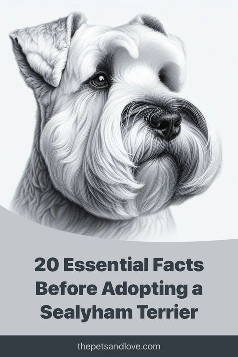 Discover the Ultimate Guide to Sealyham Terriers! 🐾 Learn 20 Essential Facts before bringing home this amazing breed. From their unique history and endearing clownish demeanor to their easygoing nature as family pets, find out why the Sealyham Terrier could be your perfect companion. Click to read more! #SealyhamTerrier #DogLovers #PetCare #EndangeredBreeds #TerrierLovers Sealyham Terrier, Terrier Breeds, Dog Diet, Family Pets, Aggressive Dog, Terrier Puppy, American Kennel Club, Dog Show, A Puppy