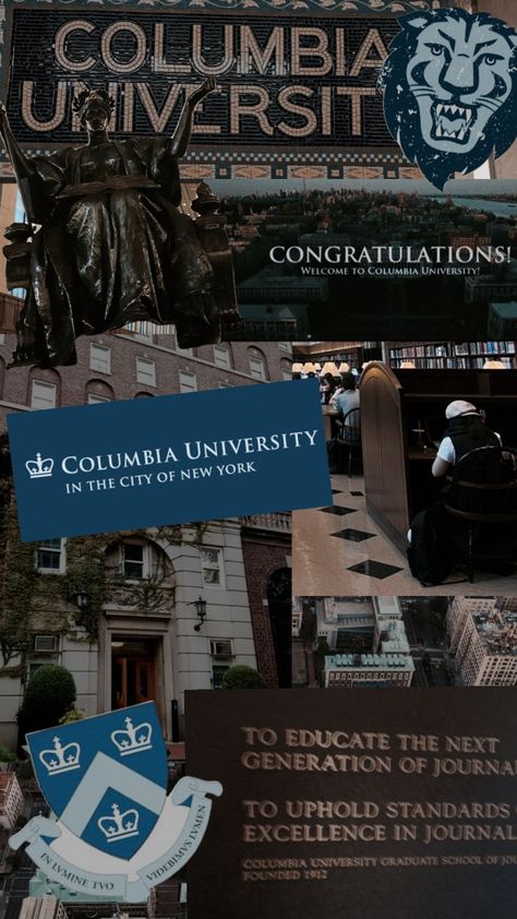 #columbia #nyc Ivy University, Columbia Uni, University Students Life, University Inspiration, College Inspiration, College Vision Board, Law School Inspiration, Med School Motivation, College Aesthetic