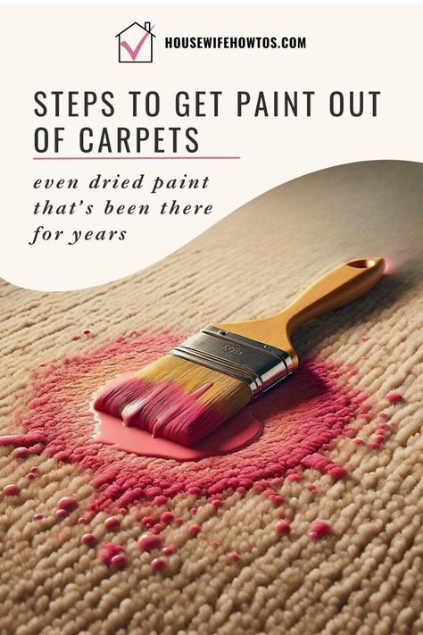 I explain ways you can get old paint and mystery stains out of our carpets just in time for an appraisal. Get Paint Out Of Carpet, Paint Out Of Carpet, Cat Vomit, Carpets And Rugs, Puffy Paint, Paint Stains, Paint Stain, Water Painting, No Matter How