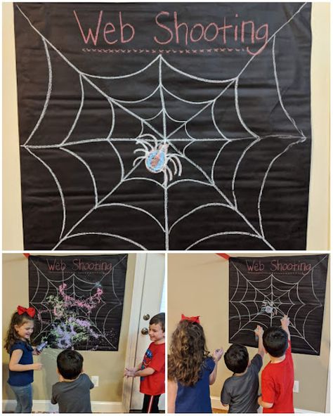 Miles Morales Party Games, Spiderman Picnic Party, Spiderman Across The Spider Verse Birthday, Spiderman Party Activities, Spidey Themed Food, Spidey And His Amazing Friends Birthday Party Ideas, Spiderman Party Games, Spiderman Birthday Party Games, Spiderverse Birthday