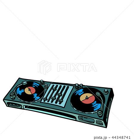 [44348741] Similar Illustrations with "DJ turntable, music console. isolate on white background" - PIXTA Turn Table Drawing, Dj Set Illustration, Turntable Drawing, Dj Illustration, Music Console, Dj Console, Oasis Logo, Table Sketch, Logo Dj