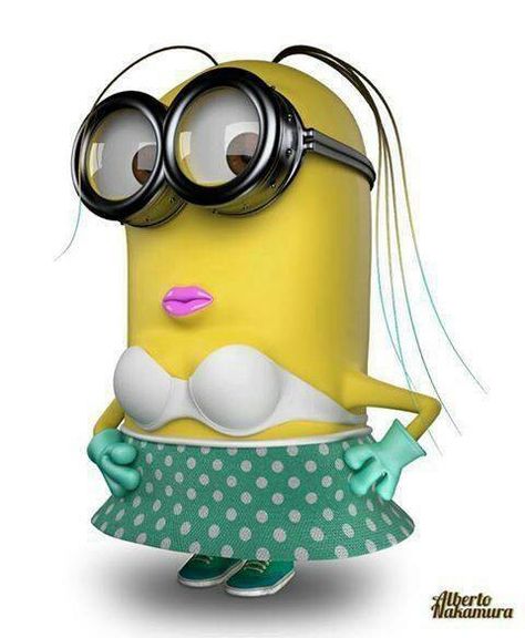 Sexy Minion Female Minion, Minion Rock, Despicable Me 2 Minions, 3 Minions, Minion Characters, Despicable Minions, Girl Minion, Funny Minion Pictures, Minion Banana