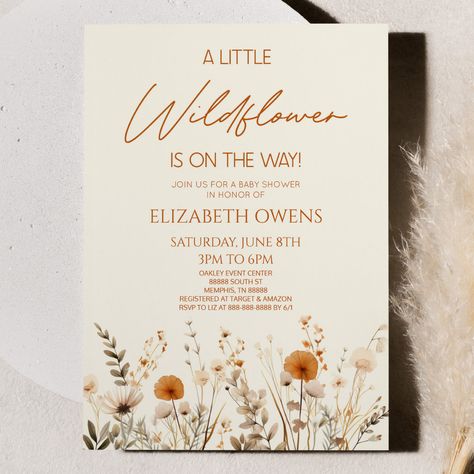 Wild Flower Baby Shower Ideas, Wild Flower Baby Shower, Wildflower Is On The Way, Blush Pink Baby Shower, Flower Baby Shower, Peach Baby Shower, Girl Bday Party, Wildflower Baby Shower, Flowers Cute