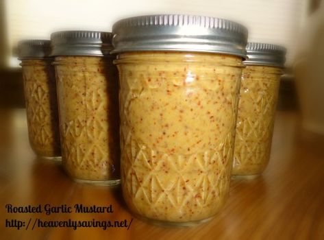 Canning And Preserving, Garlic Mustard, Homemade Mustard, Mustard Recipe, Homemade Condiments, Condiment Recipes, Food Preservation, Jams & Jellies, Canned Food