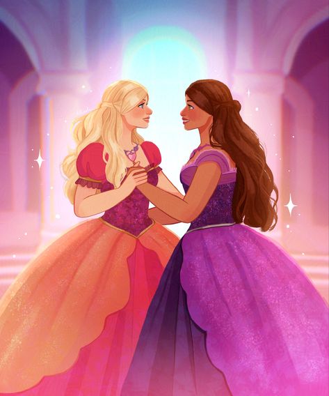 Alexa Barbie And The Diamond Castle, Diamond Castle Fanart, Barbie And Diamond Castle, Liana And Alexa, Barbie Diamond Castle, Castle Fanart, Barbie And The Diamond Castle, Girls Boarding Schools, Barbie Fairy