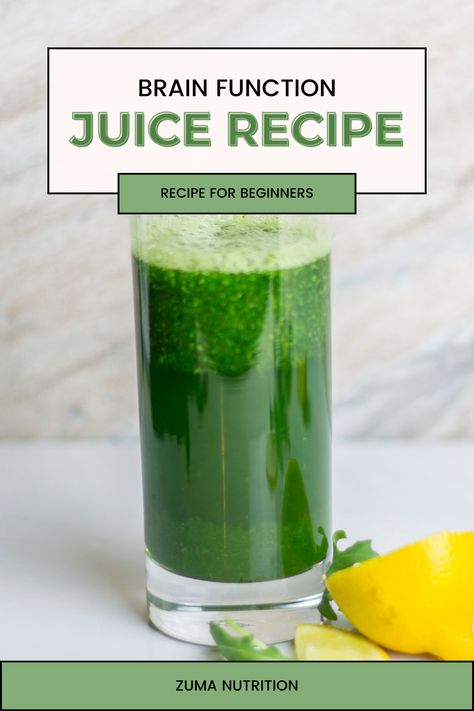 Brain Function Juice Recipe Brain Juice Recipe, Juicing For Brain Health, Best Juice Recipe, Best Juice Recipes, Healthy Green Juice, Best Juice, Easy Healthy Eating, Smoothie Diet Plans, Juice Recipe