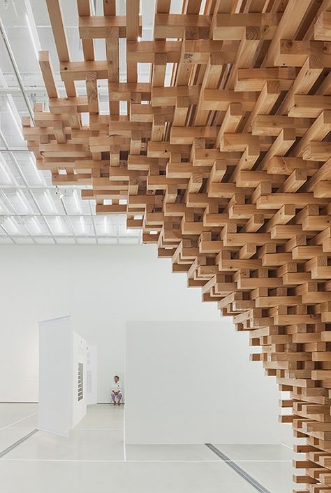 Escalier Design, Wooden Architecture, Parametric Architecture, Wood Architecture, Timber Structure, Parametric Design, Structure Architecture, The Ceiling, Wood Sculpture