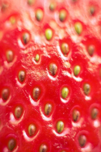 Texture- You can almost feel the strawberry because of how detailed the photo is. Use Of Texture In Photography, Proximity Photography, Food Texture Photography, Repetition Photography, Strawberry Texture, Strawberry Photography, Fruit Texture, Materials Photography, Zoom Photography