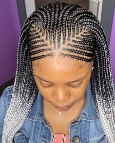 Pin on hair do's Ghana Braids Hairstyles, Lemonade Braids Hairstyles, Braided Hairstyles For Black Women Cornrows, Feed In Braids Hairstyles, Hairstyles Bun, African Hair Braiding Styles, Box Braids Hairstyles For Black Women, Braided Cornrow Hairstyles, Braids Hairstyles Pictures