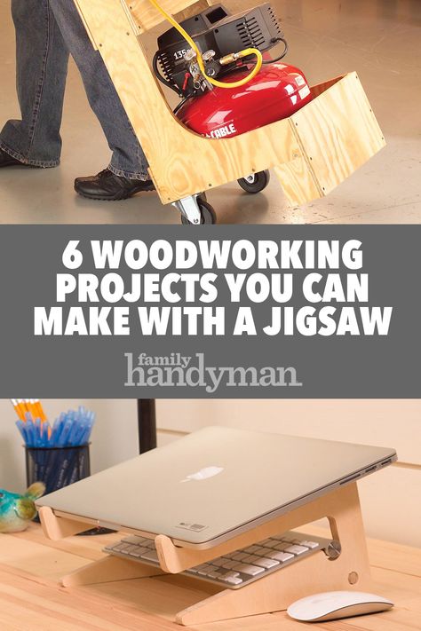 Jigsaw Projects, Advanced Woodworking Plans, Wood Crafting Tools, Carpentry Projects, Woodworking Plans Diy, Popular Woodworking, Family Handyman, Wood Plans, Woodworking Jigs