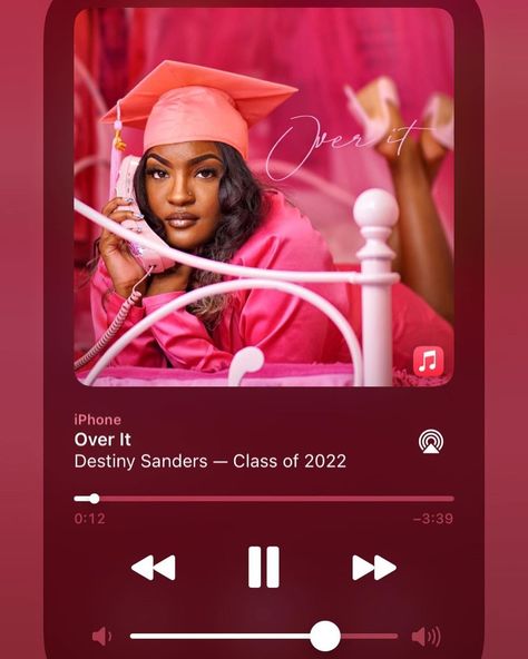 Senior Pic Themes, Music Graduation Pictures, Album Cover Graduation Pictures, Grad Shoot Black Women, Middle School Graduation Pictures, Senior Portraits Black Women, Senior Pics Black Women, College Graduation Pictures Black Women, Senior Pictures Black Women