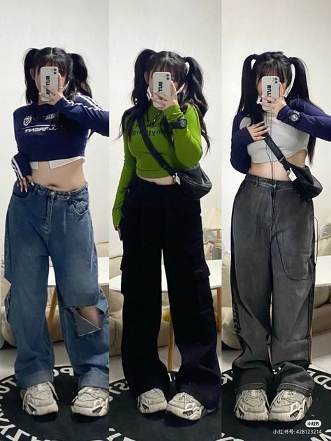 Y2k Outfits Big Size, Korean Amusement Park Outfit, Acubi Plus Size, Acubi Fashion Plus Size, Chubby Fashion Outfits Korean, Korean Plus Size Fashion, Chubby Outfit Ideas, Y2k Plus Size, Peony Aesthetic