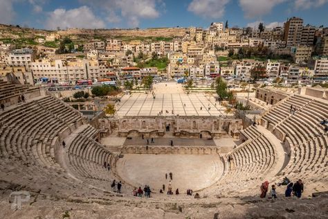 Jordans Aesthetic, Roman Theatre, Amman Jordan, Modern City, Future Travel, Amman, Ancient Romans, Travel Stories, Middle East